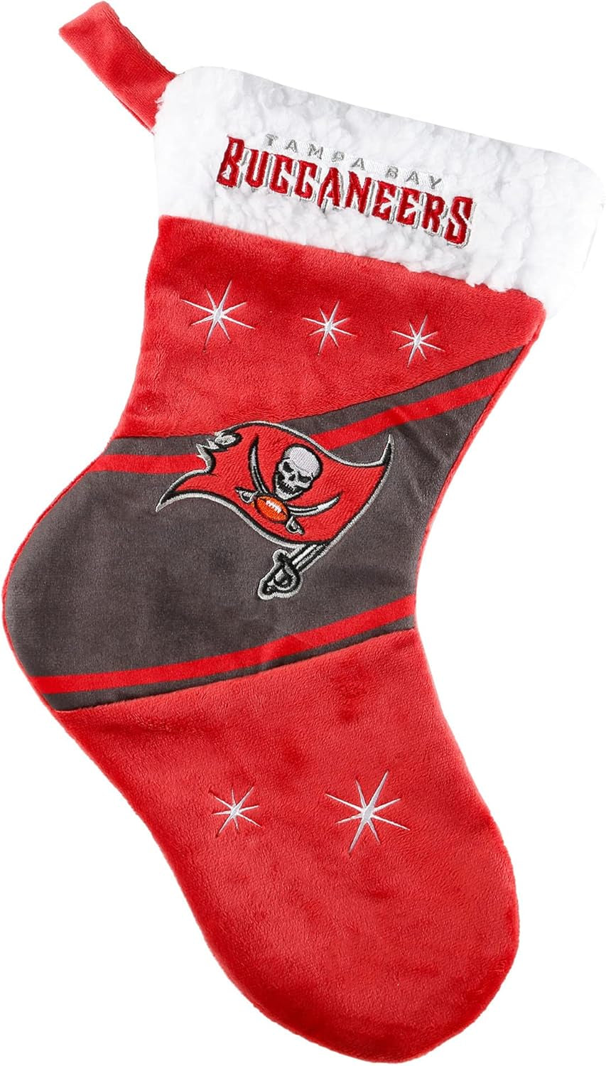 Foco NFL Team Logo Plush 17" Holiday High End Stocking