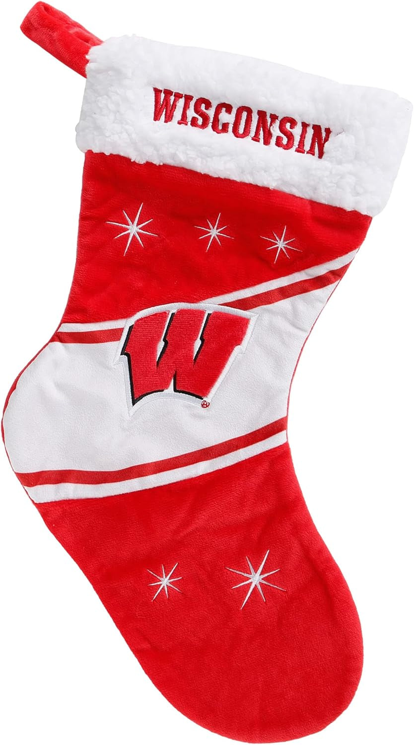 Foco NCAA Team Logo Plush 17" Holiday High End Stocking