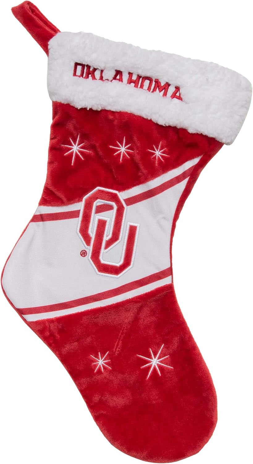 Foco NCAA Team Logo Plush 17" Holiday High End Stocking
