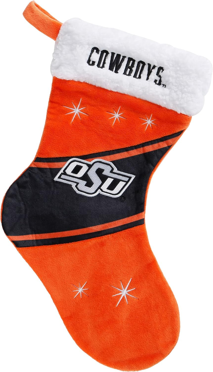 Foco NCAA Team Logo Plush 17" Holiday High End Stocking