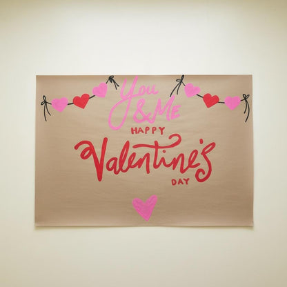 Hand Painted Custom Celebration Banner: Birthday, Galentine's Day