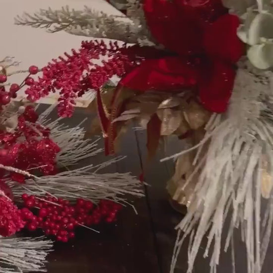 Custom Christmas Centerpiece for table 24" made to order to match your theme.