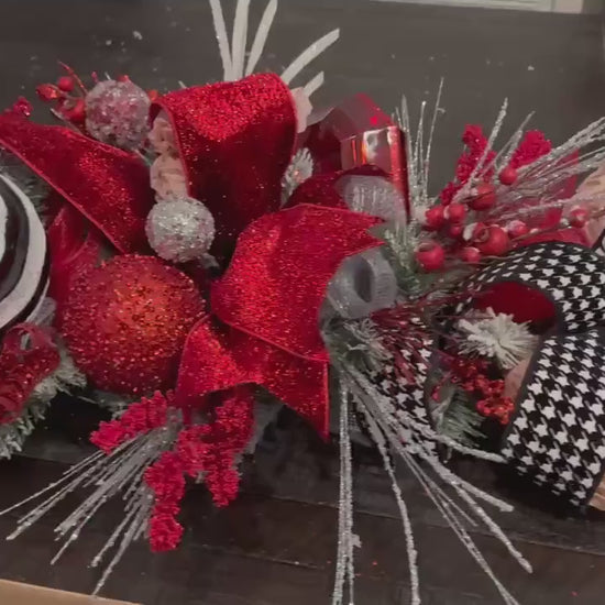 Custom Christmas Garland for Mantle, sideboard or front door.  6ft or 9ft made to order to match your theme