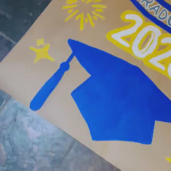 Graduation Hand Painted Banner Party decor for graduate 2026 graduation custom made